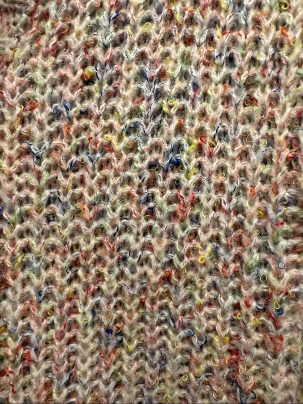 Haptics Cream Multicolor Open-Front Knit Cardigan. S. Like New! - Picture 3 of 4